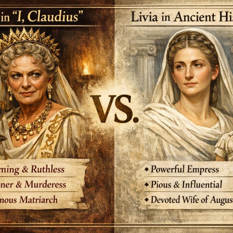 Livia Drusilla in I, Claudius vs. Livia in Ancient History